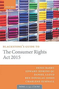 portada Blackstone's Guide to the Consumer Rights Act 2015 (Blackstone's Guides)
