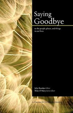 portada saying goodbye (en Inglés)