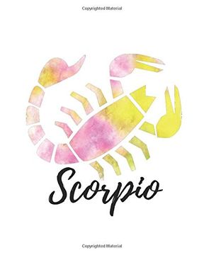 portada Scorpio: Scorpio Lined Journal 