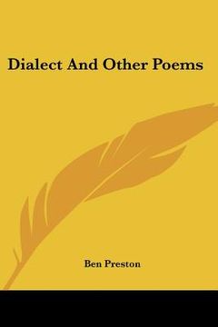 portada dialect and other poems (en Inglés)