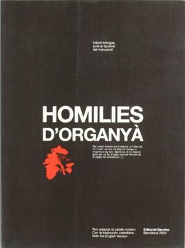 portada Homilies D'organya - Ed. Trilingue (in Español, Catalán, Inglés)