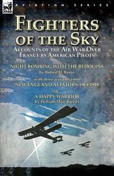 portada Fighters of the Sky: Accounts of the Air War over France by American Pilots-Night Bombing with the Bedouins by Robert H. Reece, With Three (en Inglés)