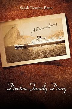 portada denton family diary: a missionary journey (en Inglés)