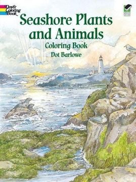 portada Seashore Plants and Animals Coloring Book (Dover Nature Coloring Book) (en Inglés)