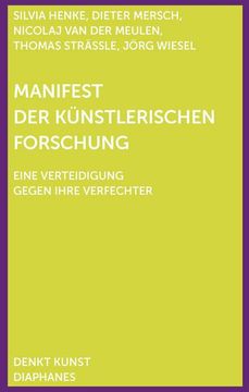 portada Manifest der Künstlerischen Forschung