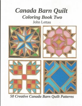 portada Canada Barn Quilt Coloring Book Two (en Inglés)