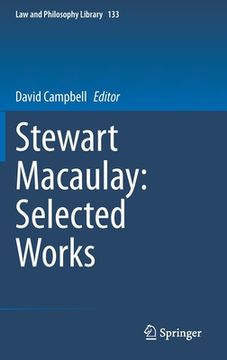 portada Stewart Macaulay: Selected Works (in English)