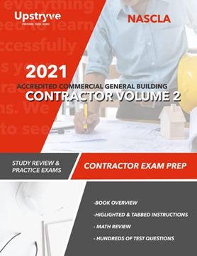 2021 NASCLA Accredited Commercial General Building Contractor - Volume 2: Study Review & Practice Exams (en Inglés)