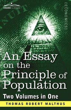 portada an essay on the principle of population (two volumes in one) (in English)