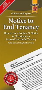 portada Notice to end Tenancy: How to use a Section 21 Notice to Terminate an Assured Shorthold Tenancy (en Inglés)