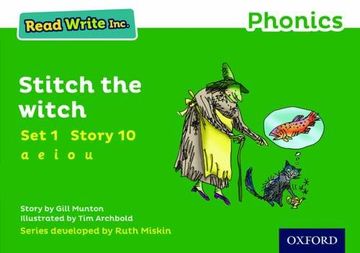 portada Read Write Inc. Phonics: Green set 1 Storybook 10 Stitch the Witch (Read Write Inc. Phonics) (en Inglés)