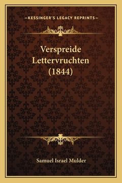 portada Verspreide Lettervruchten (1844)