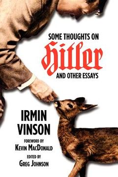 portada some thoughts on hitler and other essays (en Inglés)