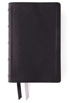 portada Niv, Side-Column Reference Bible, Personal Size, Leathersoft, Black, Comfort Print (en Inglés)