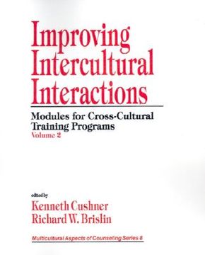 portada improving intercultural interactions: modules for cross-cultural training programs, volume 2 (en Inglés)