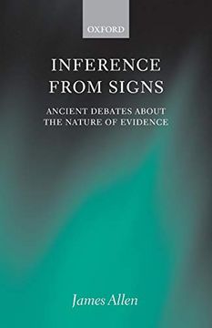 portada Inference From Signs: Ancient Debates About the Nature of Evidence (en Inglés)