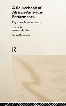 portada a sourc of african-american performance: plays, people, movements