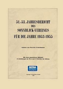 portada 51.-53. Jahresbericht Des Sonnblick-Vereines Für Die Jahre 1953-1955 (in German)