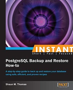 portada Instant Postgresql Backup and Restore How-To (in English)