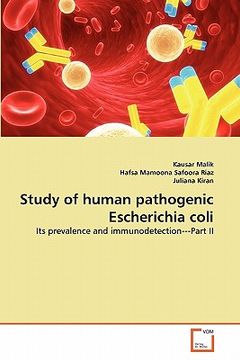 portada study of human pathogenic escherichia coli (en Inglés)
