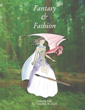 portada Fantasy & Fashion: A Coloring Book (en Inglés)