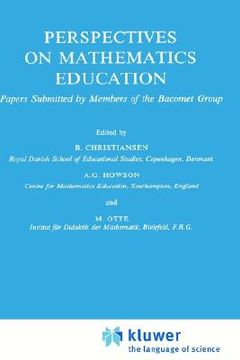 portada perspectives on mathematics education: papers submitted by members of the bacomet group (en Inglés)