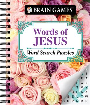 portada Brain Games Words of Jesus Word Search Puzzles (en Inglés)