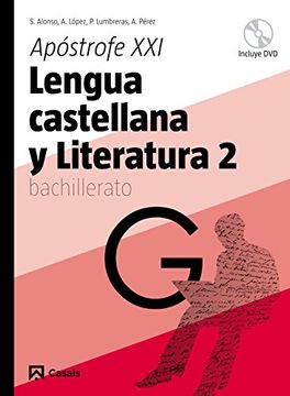 portada Apostrofe xxi Lengua Castellana y Literatura 2 (2º Bachillerato)