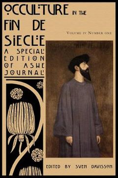 portada Occulture in the Fin de Siecle (Ashe Journal 4.1) (in English)