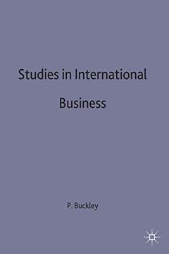 portada studies in international business (en Inglés)