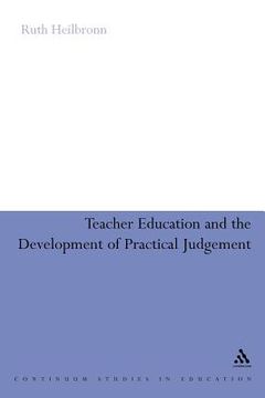 portada teacher education and the development of practical judgement (en Inglés)