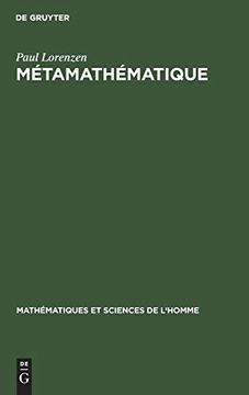 portada Métamathématique (en Francés)