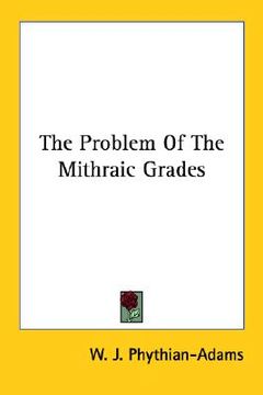 portada the problem of the mithraic grades (in English)