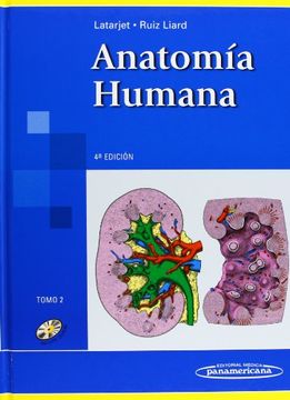 portada Latarjet: Anatom a Humana 4Ed. T2+Cd (in Spanish)