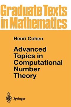 portada advanced topics in computional number theory (en Inglés)