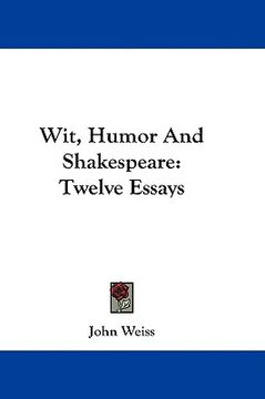 portada wit, humor and shakespeare: twelve essays (en Inglés)