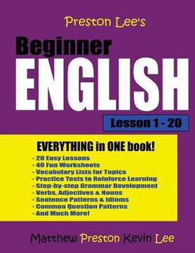 portada Preston Lee's Beginner English Lesson 1 - 20 (in English)