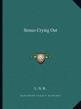 portada stones crying out (en Inglés)
