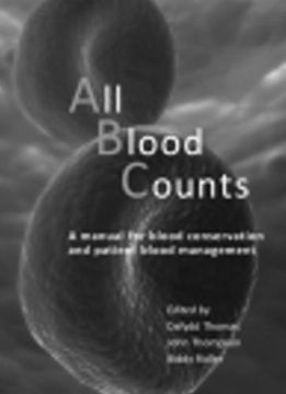 portada All Blood Counts: A Manual for Blood Conservation and Patient Blood Management (en Inglés)