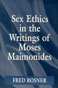 portada sex ethics in the writings of moses maimonides (en Inglés)