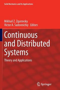 portada Continuous and Distributed Systems: Theory and Applications