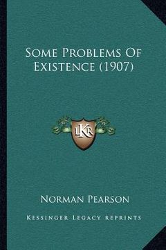portada some problems of existence (1907) (en Inglés)