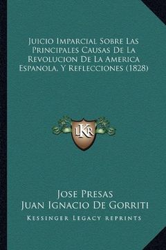 portada Juicio Imparcial Sobre las Principales Causas de la Revolucion de la America Espanola, y Reflecciones (1828)