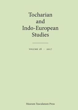 portada Tocharian and Indo-European Studies 18 (en Inglés)