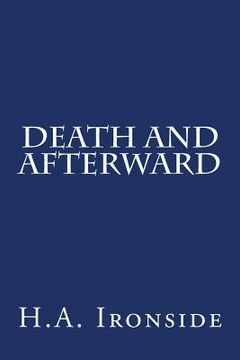 portada Death And Afterward (en Inglés)