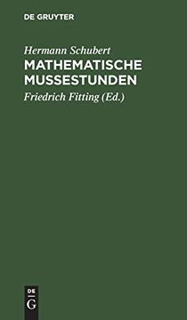 portada Mathematische muã â Estunden: Eine Sammlung von Geduldspielen, Kunststã Â¼Cken und Unterhaltungsaufgaben Mathematischer Natur (German Edition) [Hardcover ] (in German)