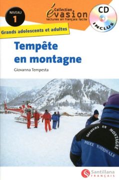 portada EVASION NIVEAU 1 TEMPETE EN MONTAGNE + CD (in French)