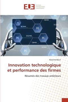 portada Innovation technologique et performance des firmes