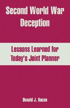 portada second world war deception: lessons learned for today's joint planner (en Inglés)