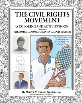 portada The Civil Rights Movement: A Coloring and Activity Book (en Inglés)